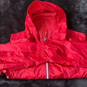L.L. Bean Vibrant Red Kids Raincoat